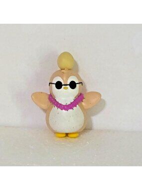 Pudgy Penguins blind box Igloo Figure Sunglasses Pink Lei Tan & White 2"